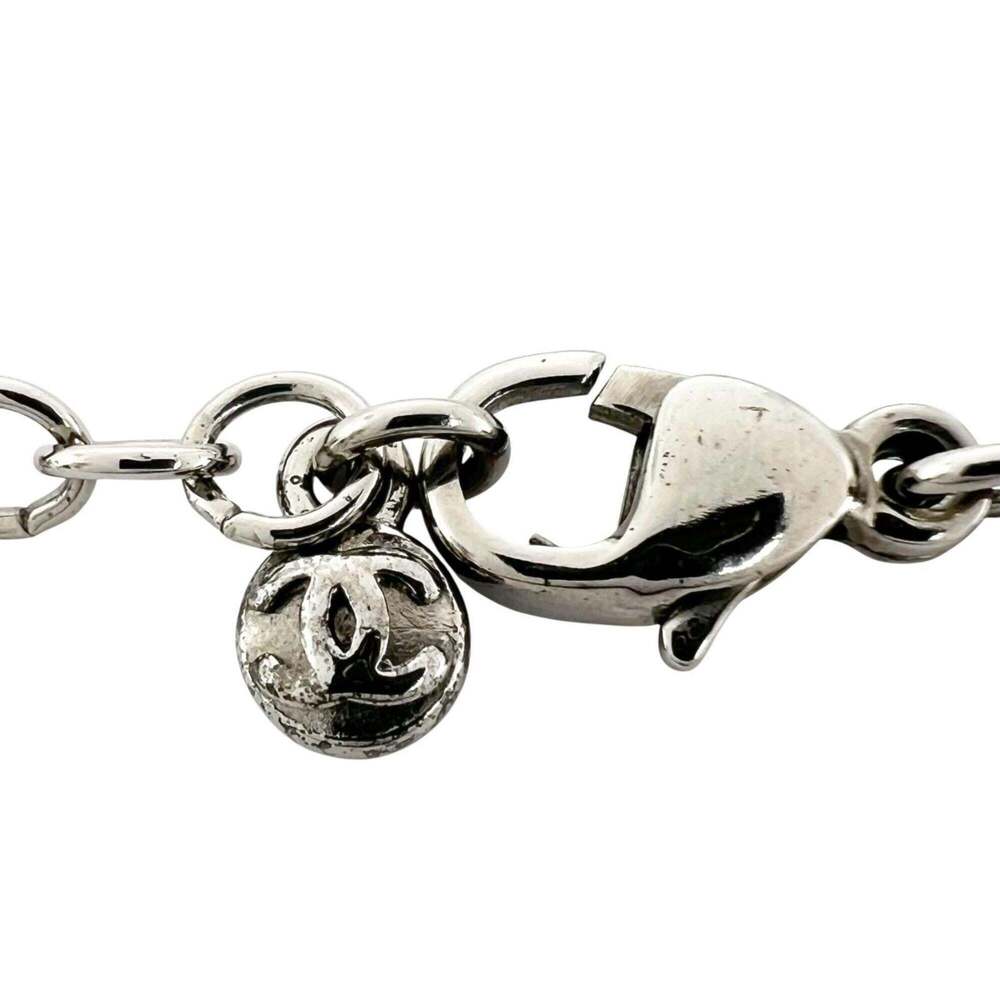 CHANEL Gold Diamond Logo Necklace - Picture 5 of 6